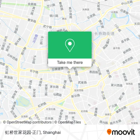 虹桥世家花园-正门 map