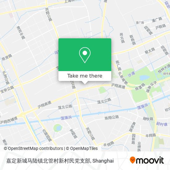 嘉定新城马陆镇北管村新村民党支部 map