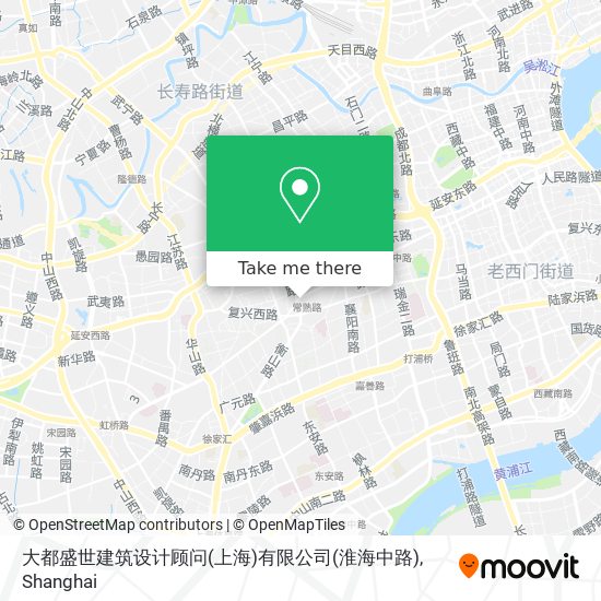 大都盛世建筑设计顾问(上海)有限公司(淮海中路) map