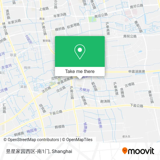 昱星家园西区-南1门 map