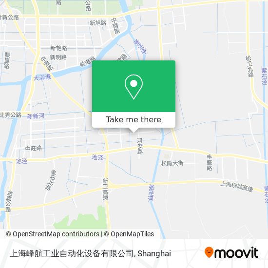 上海峰航工业自动化设备有限公司 map