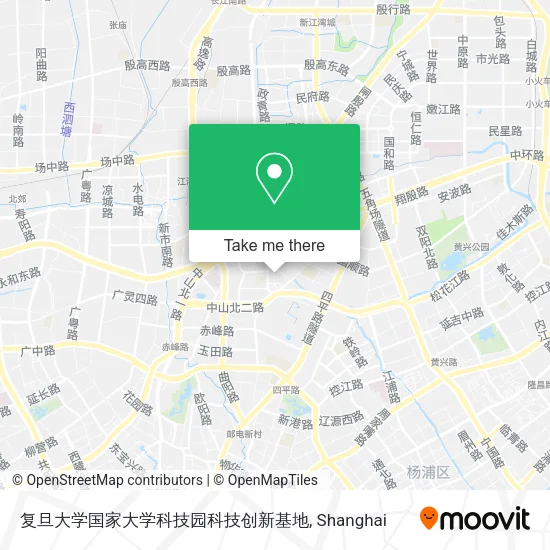 复旦大学国家大学科技园科技创新基地 map