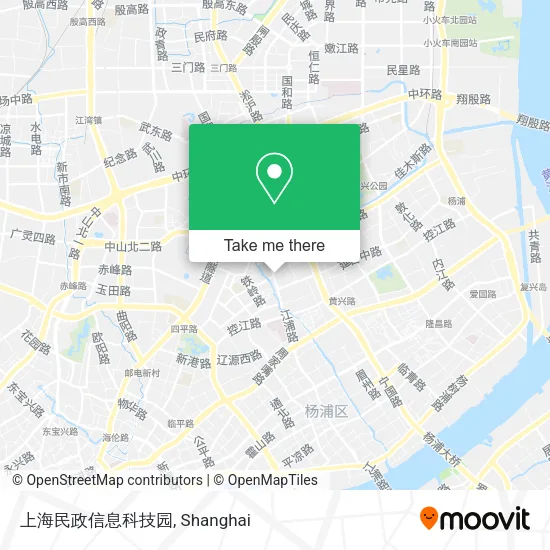 上海民政信息科技园 map