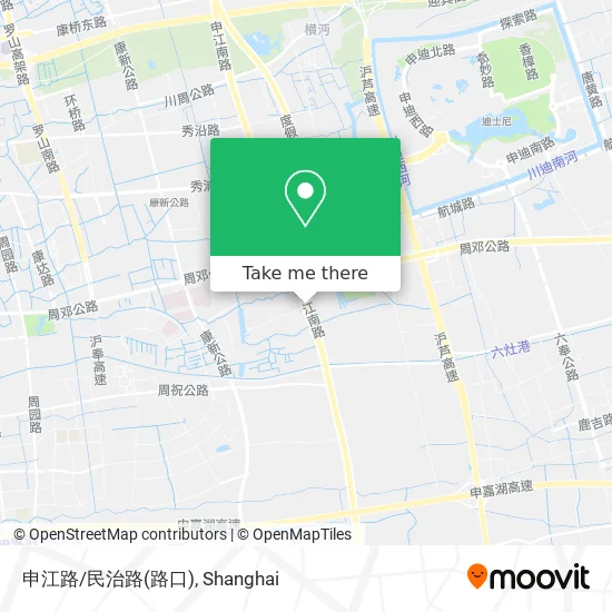申江路/民治路(路口) map