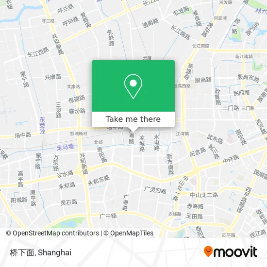 桥下面 map