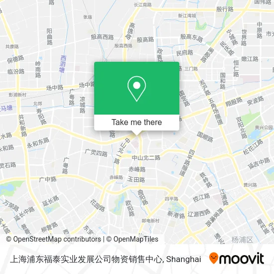 上海浦东福泰实业发展公司物资销售中心 map