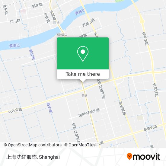 上海沈红服饰 map