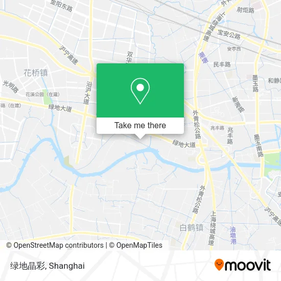 绿地晶彩 map