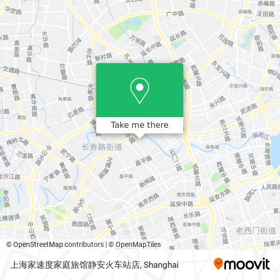 上海家速度家庭旅馆静安火车站店 map