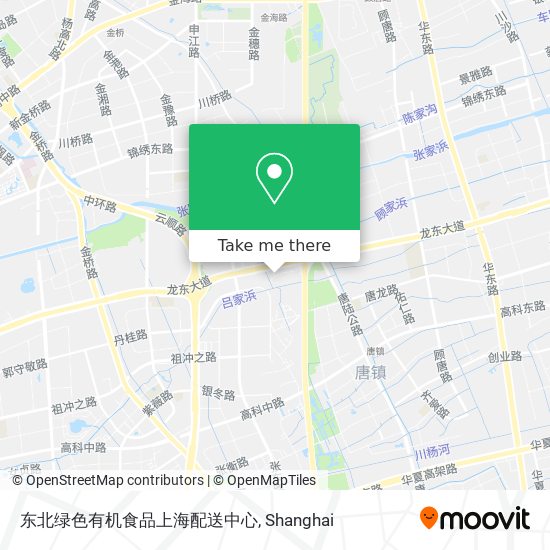 东北绿色有机食品上海配送中心 map