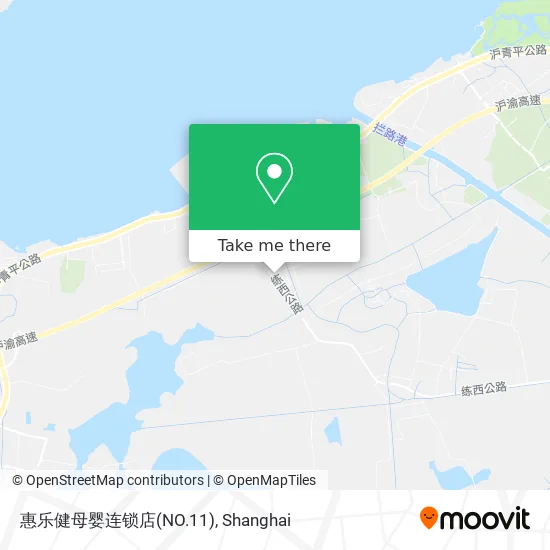 惠乐健母婴连锁店(NO.11) map