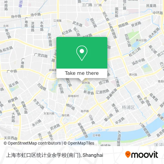 上海市虹口区统计业余学校(南门) map