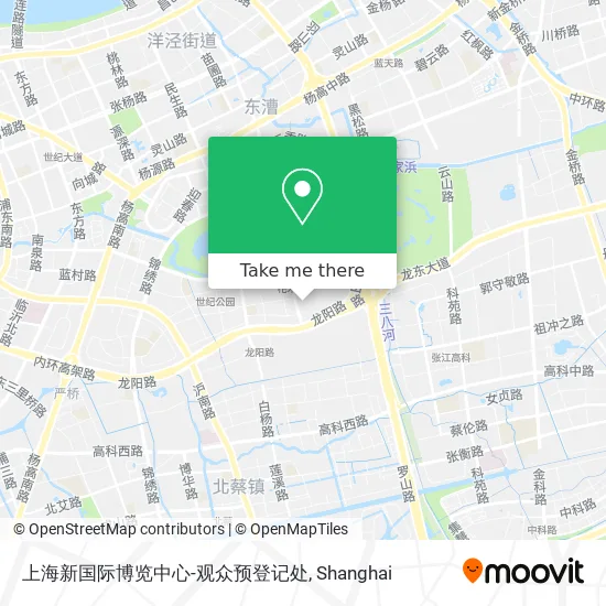 上海新国际博览中心-观众预登记处 map