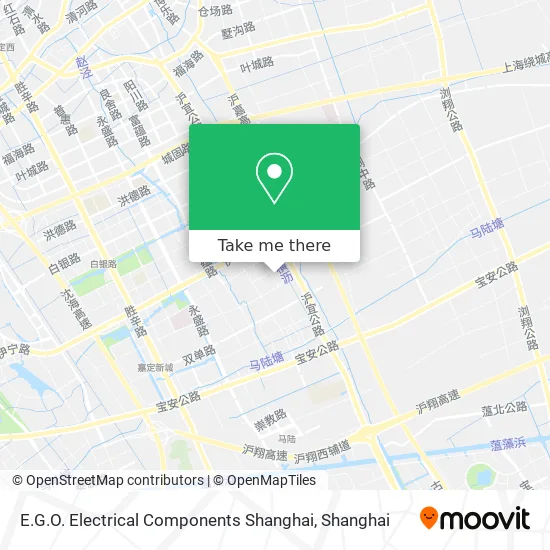 E.G.O. Electrical Components Shanghai map