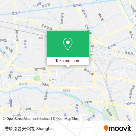 曹联路曹安公路 map