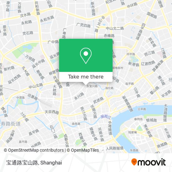 宝通路宝山路 map
