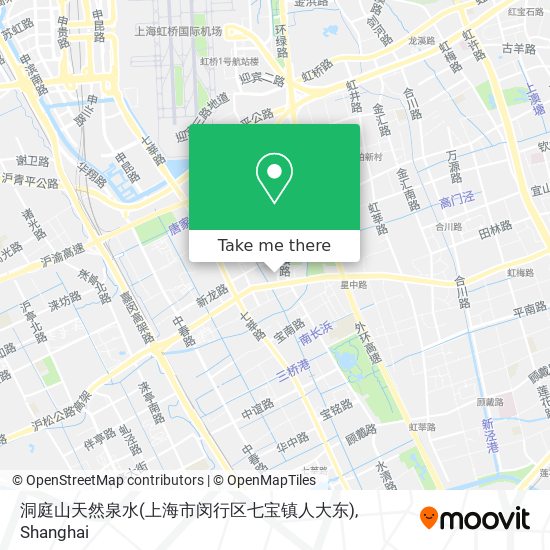 洞庭山天然泉水(上海市闵行区七宝镇人大东) map