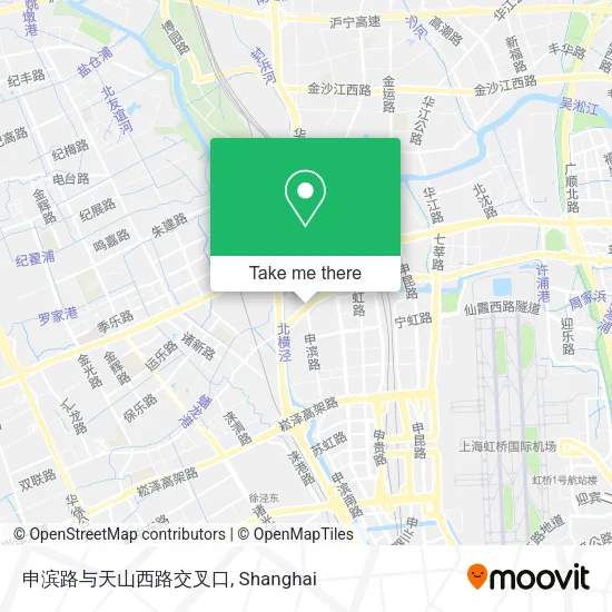 申滨路与天山西路交叉口 map