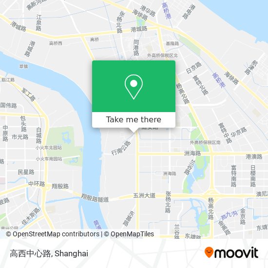 高西中心路 map