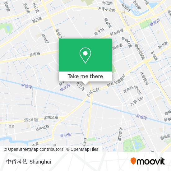 中侨科艺 map