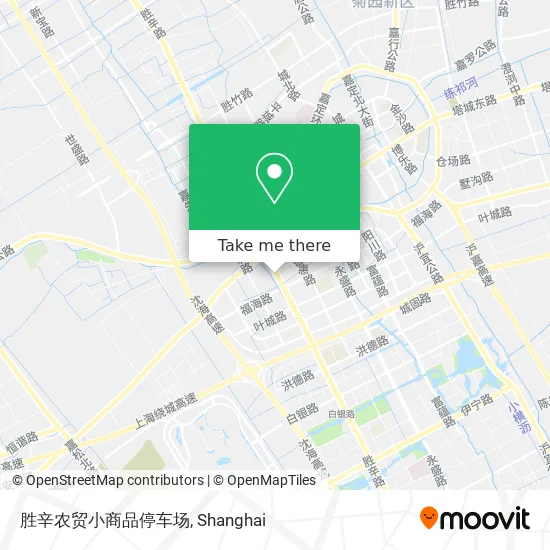 胜辛农贸小商品停车场 map
