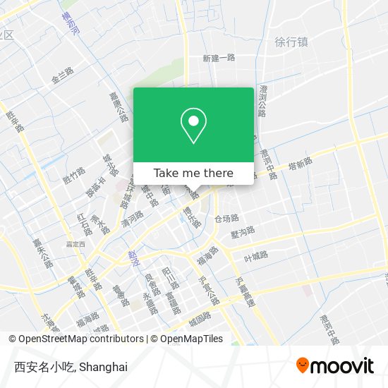 西安名小吃 map