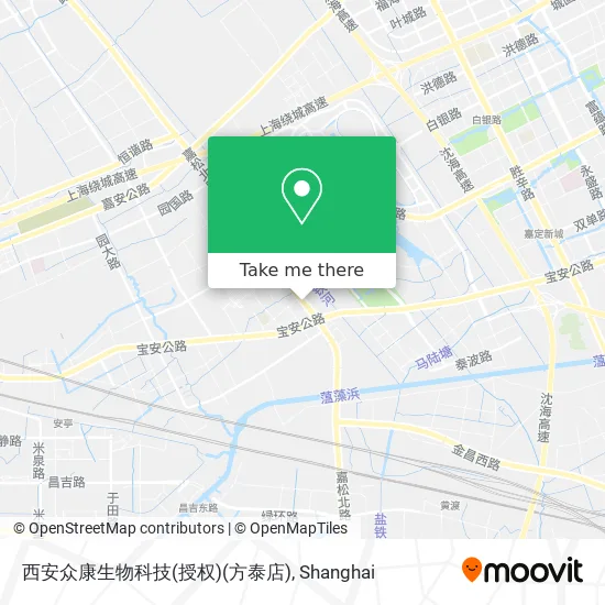 西安众康生物科技(授权)(方泰店) map