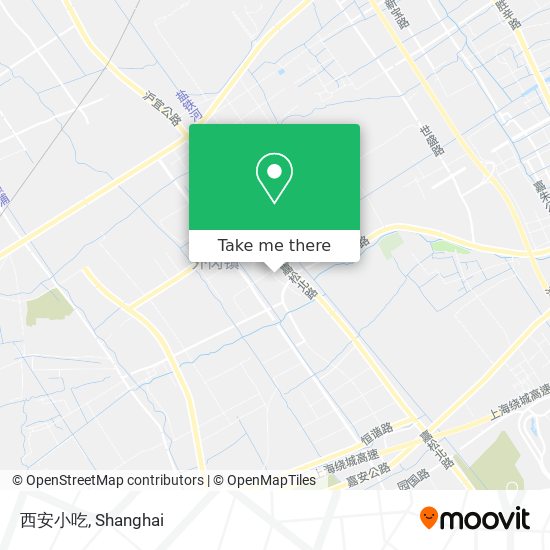 西安小吃 map