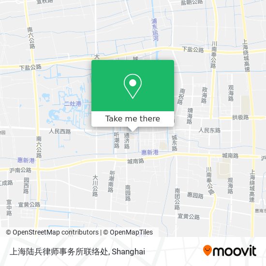 上海陆兵律师事务所联络处 map