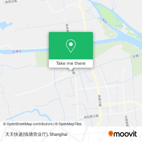 天天快递(练塘营业厅) map