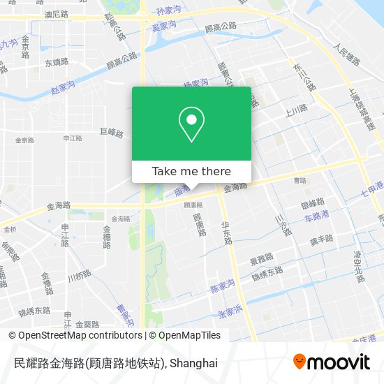 民耀路金海路(顾唐路地铁站) map
