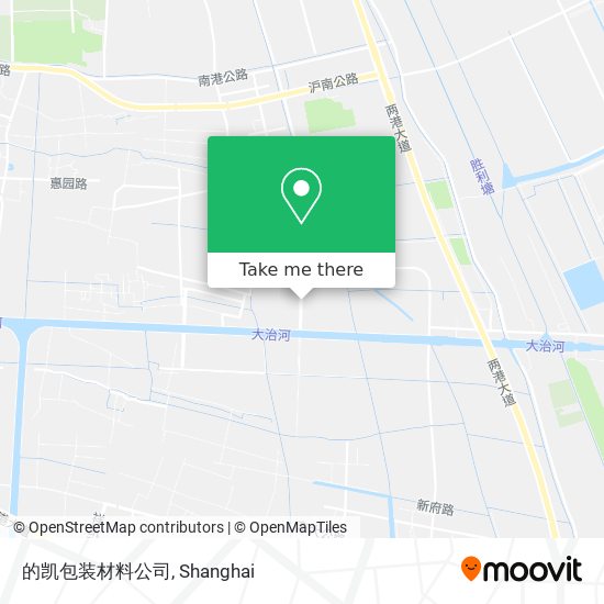 的凯包装材料公司 map