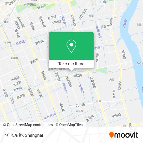 沪光东路 map