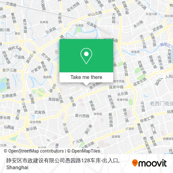 静安区市政建设有限公司愚园路128车库-出入口 map