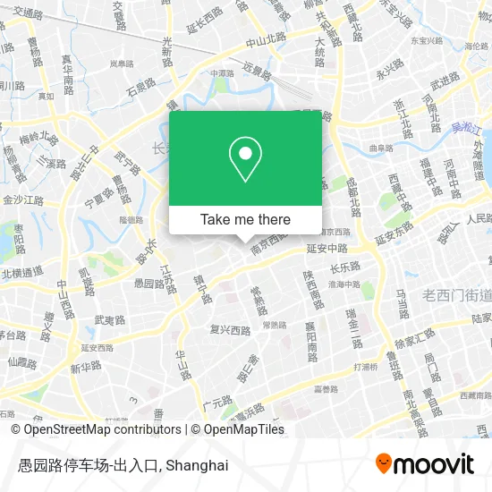 愚园路停车场-出入口 map