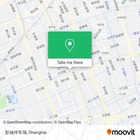 影城停车场 map