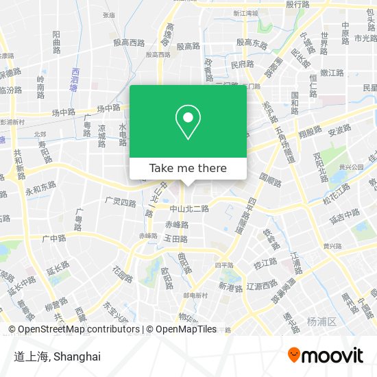 道上海 map