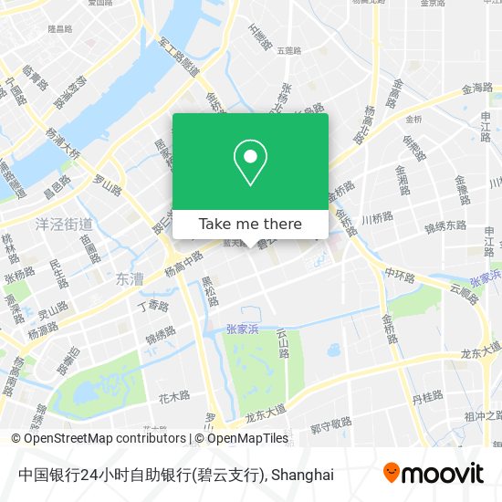 中国银行24小时自助银行(碧云支行) map