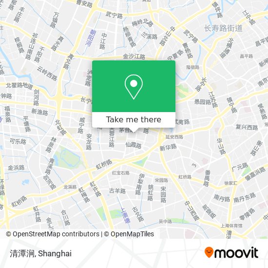 清潭涧 map