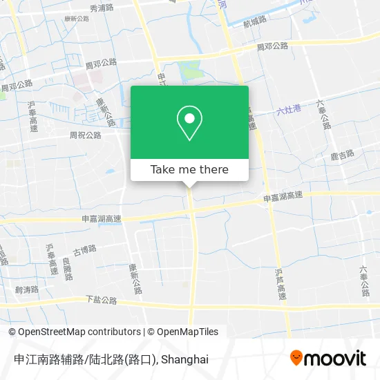 申江南路辅路/陆北路(路口) map
