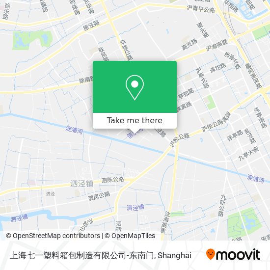 上海七一塑料箱包制造有限公司-东南门 map