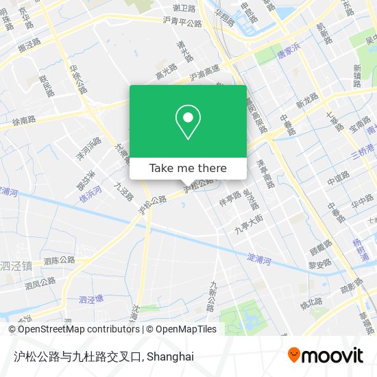 沪松公路与九杜路交叉口 map