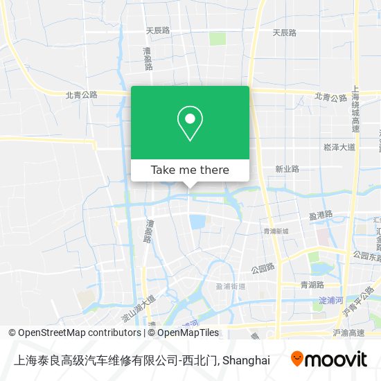 上海泰良高级汽车维修有限公司-西北门 map