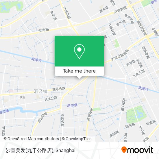 沙宣美发(九干公路店) map