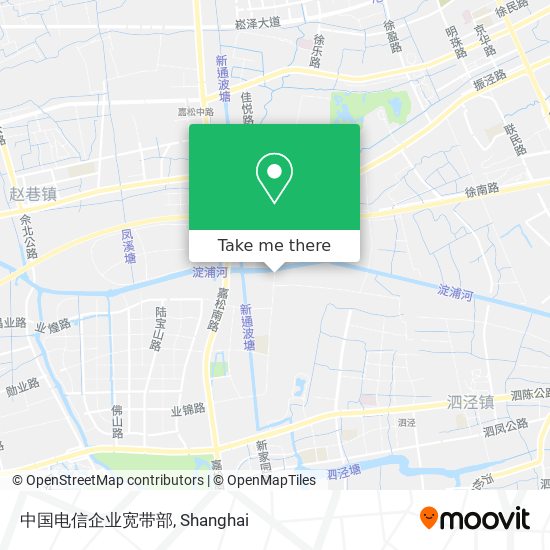 中国电信企业宽带部 map