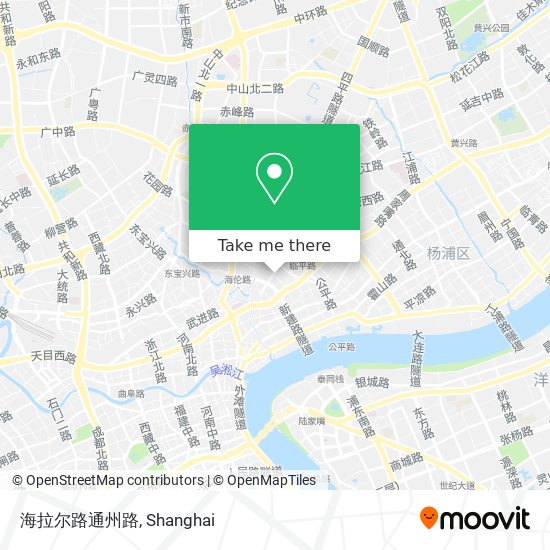 海拉尔路通州路 map