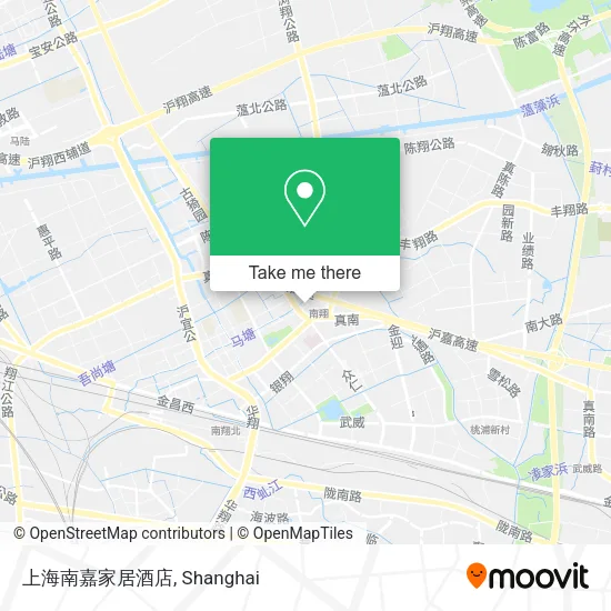 上海南嘉家居酒店 map