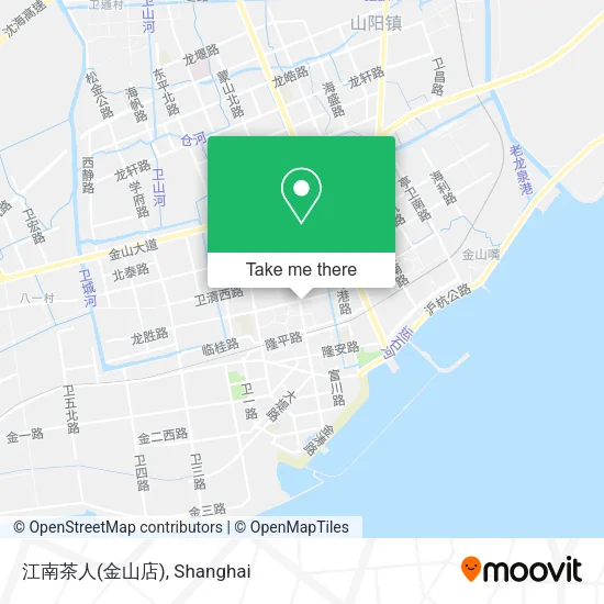 江南茶人(金山店) map