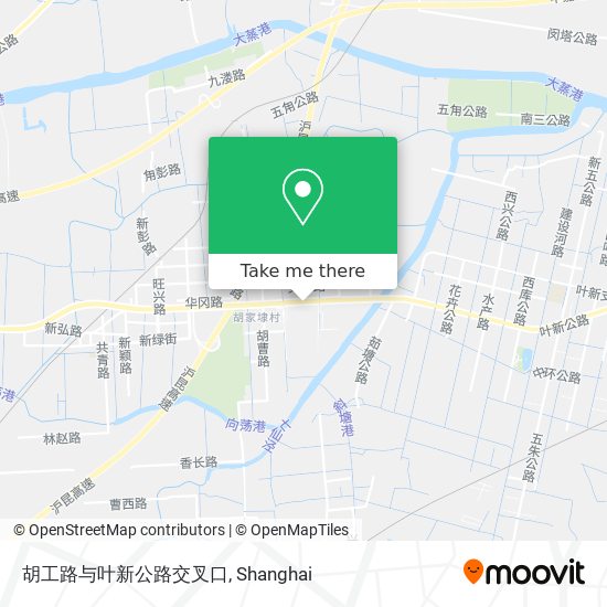 胡工路与叶新公路交叉口 map
