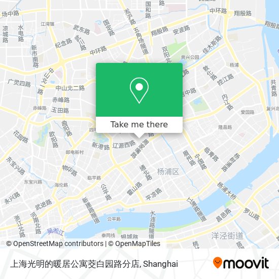 上海光明的暖居公寓茭白园路分店 map
